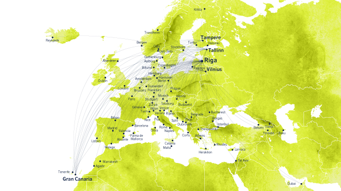 riding the jumpseat to Riga, air Baltic flight from Amsterd…